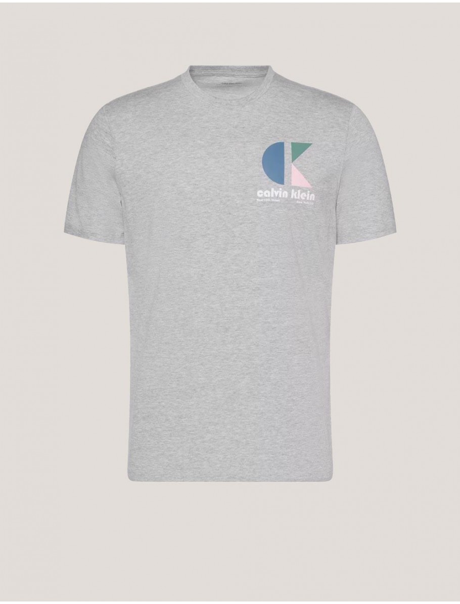 CAMISETA CALVIN KLEIN CK BH LOGO GRAPHIC TEE GRIS