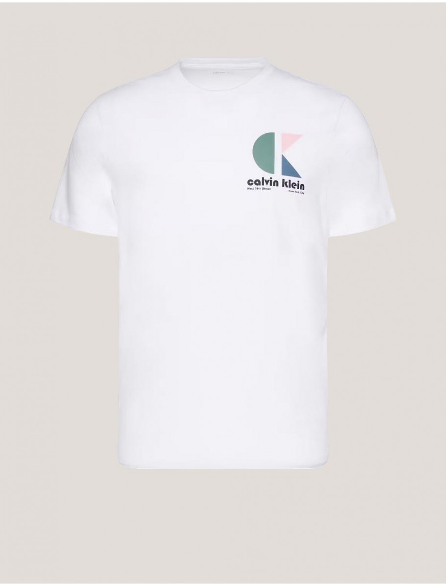 CAMISETA CALVIN KLEIN CK BH LOGO GRAPHIC TEE BLANCO