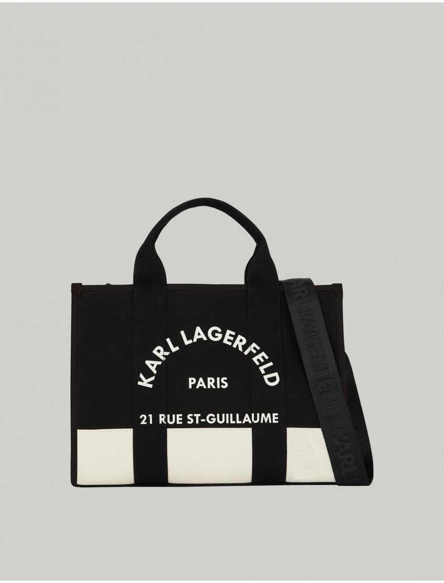 BOLSO KARL LAGERFED K RSG SQUARE MD TOTE NEGRO