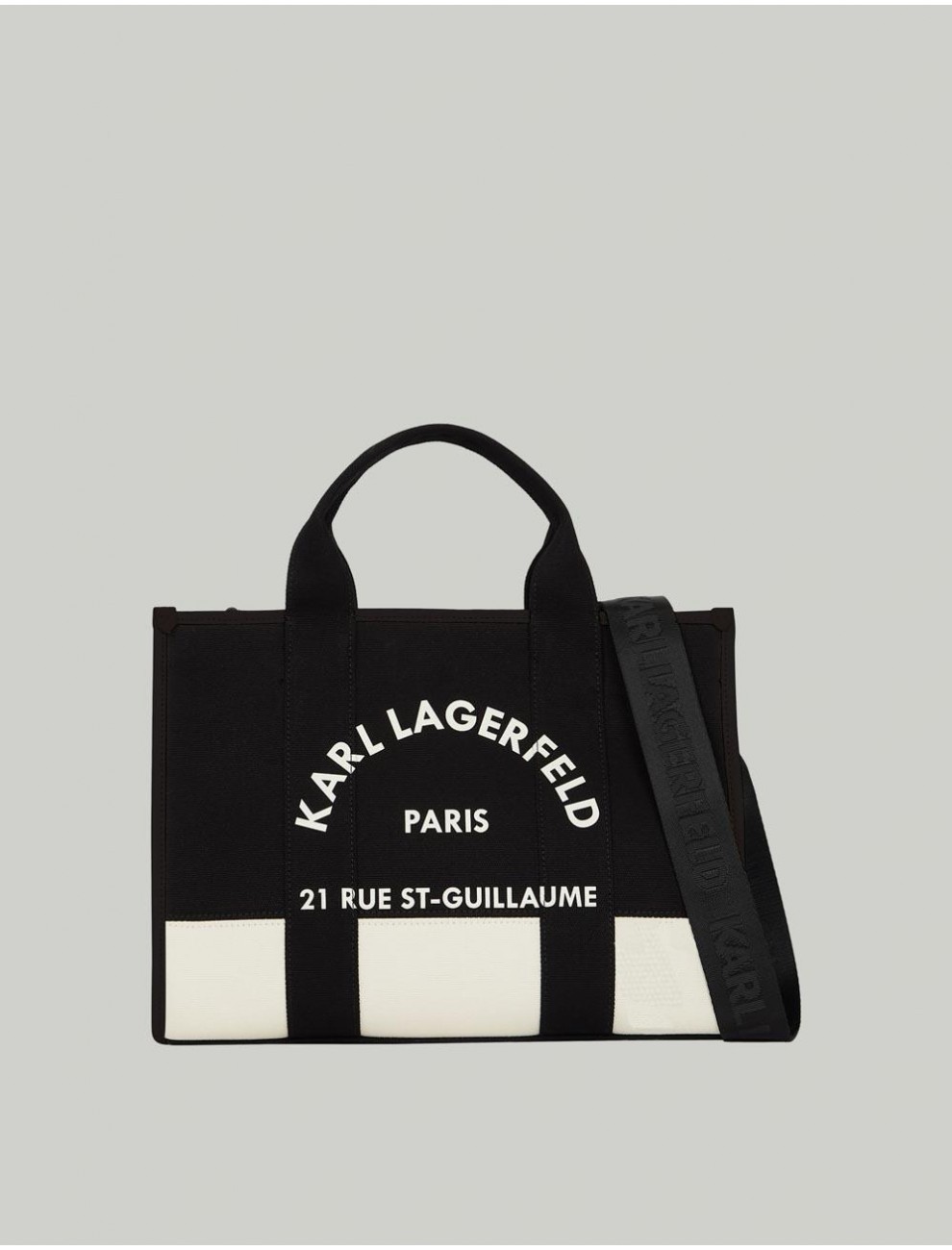 BOLSO KARL LAGERFED K RSG SQUARE MD TOTE NEGRO