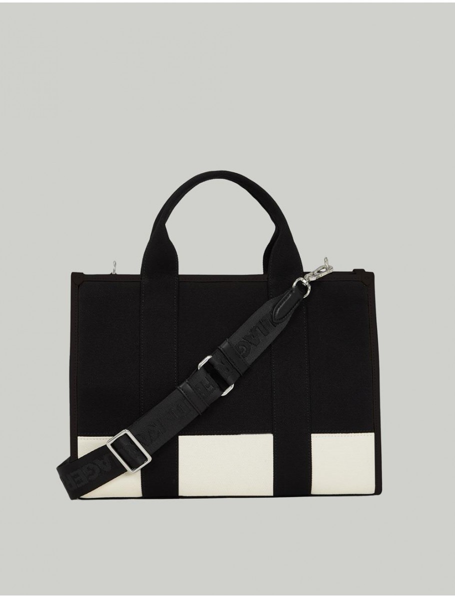 BOLSO KARL LAGERFED K RSG SQUARE MD TOTE NEGRO
