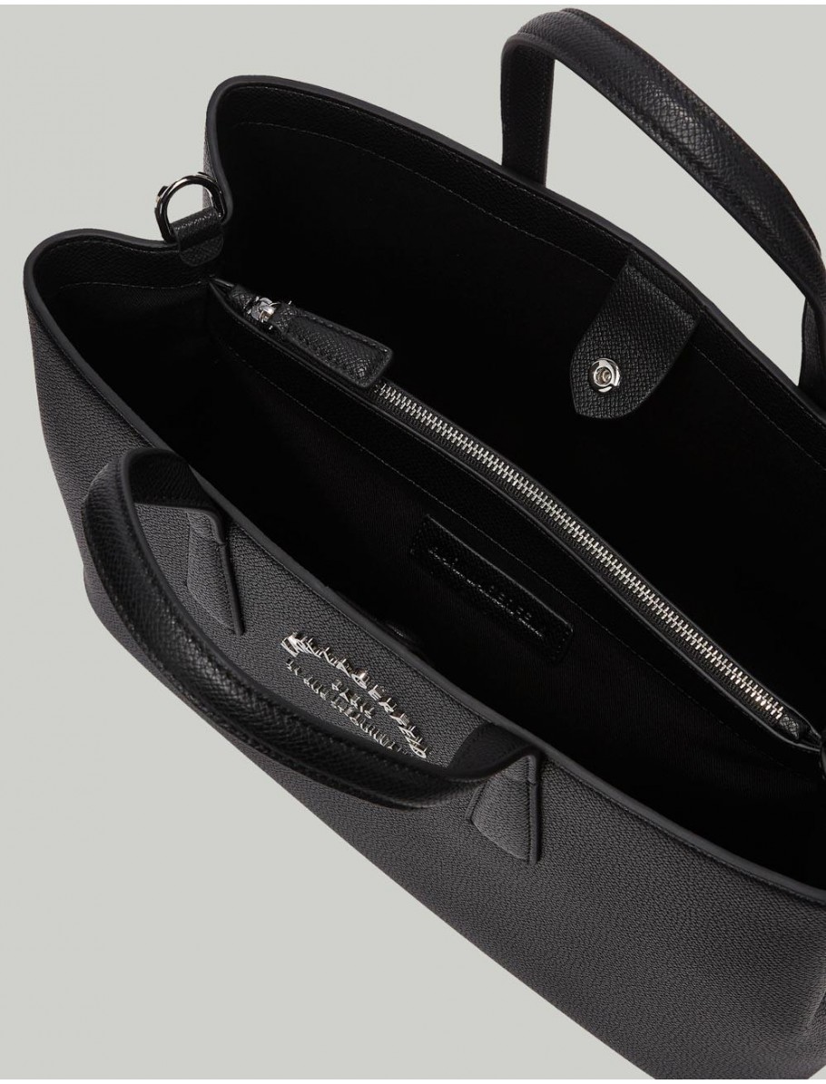 BOLSO KARL LAGERFED K RSG METAL SATCHEL NEGRO