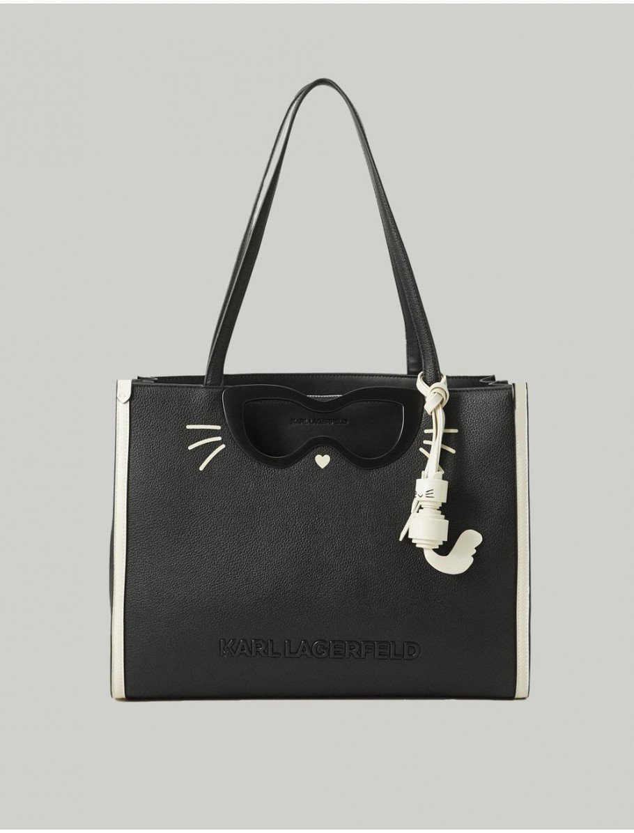 BOLSO KARL LAGERFED IKON CHOUPETTE TOTE NEGRO