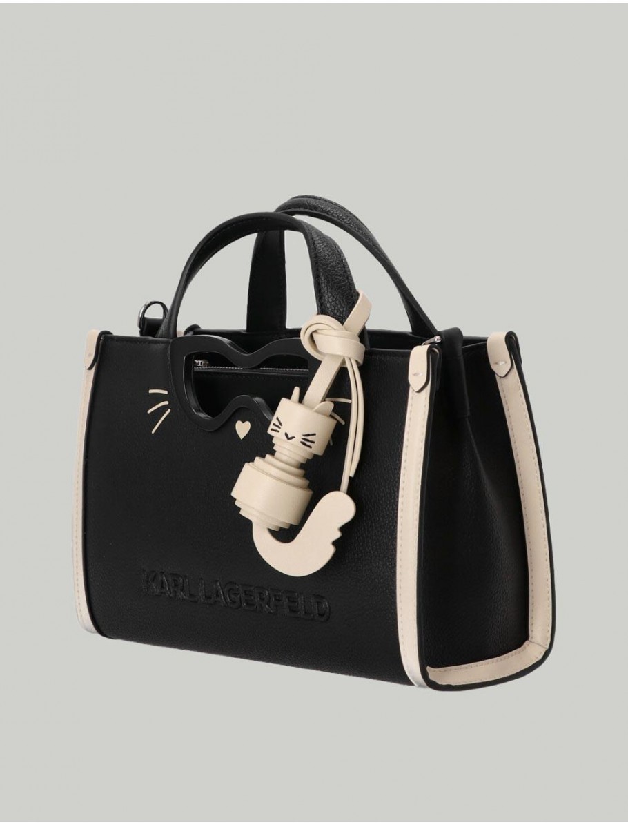 BOLSO KARL LAGERFED IKON CHOUPETTE SM TOTE NEGRO