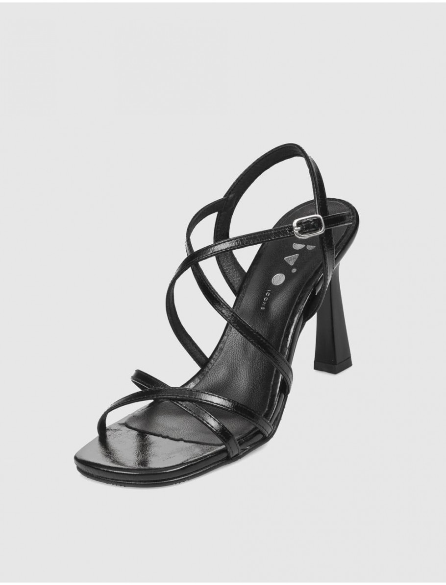 SANDALIA OBVIO SHOES EBLA NEGRO