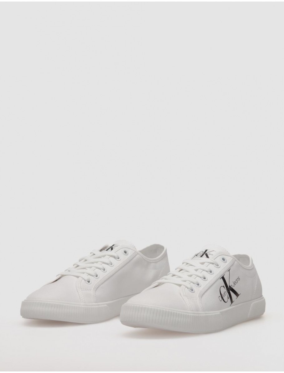ZAPATILLA CALVIN KLEIN ESSENTIAL VULCANIZED 1 BLANCO
