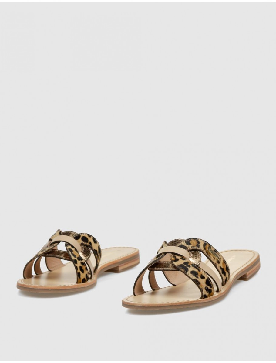 SANDALIA LETROPEZIES HAMSUKOPO LEOPARDO