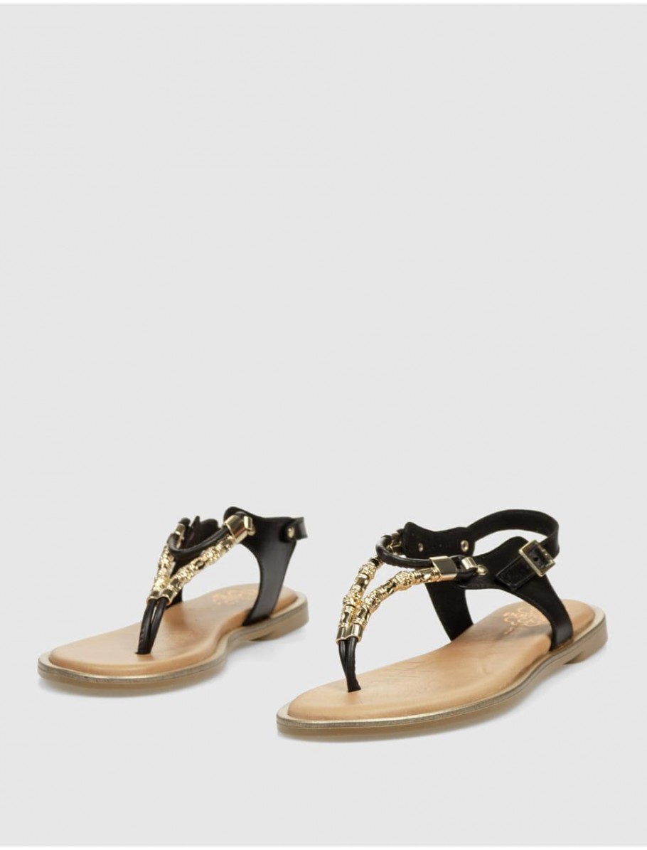 SANDALIA PORRONET 3112 NEGRO