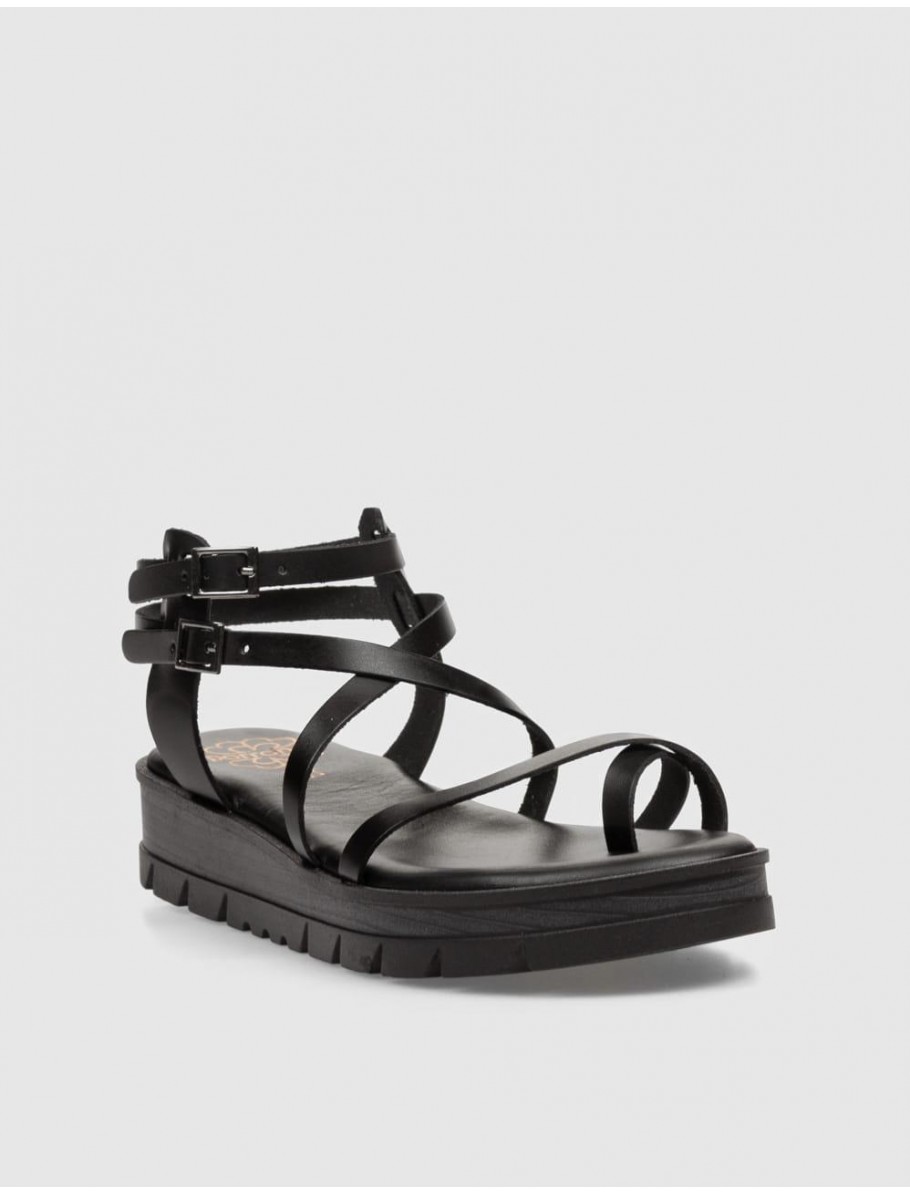 SANDALIA PORRONET 3142 NEGRO