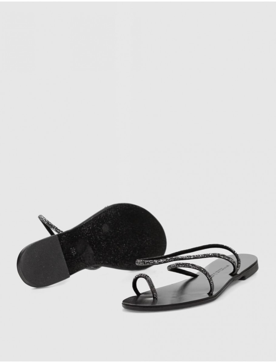 SANDALIA NICOLAS LAINAS 63 TCM NEGRO