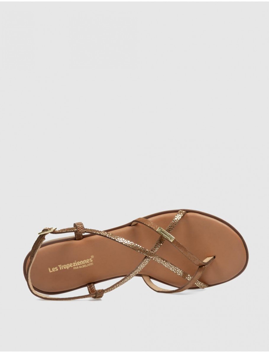 SANDALIA LETROPEZIES MONAGUM MARRoN