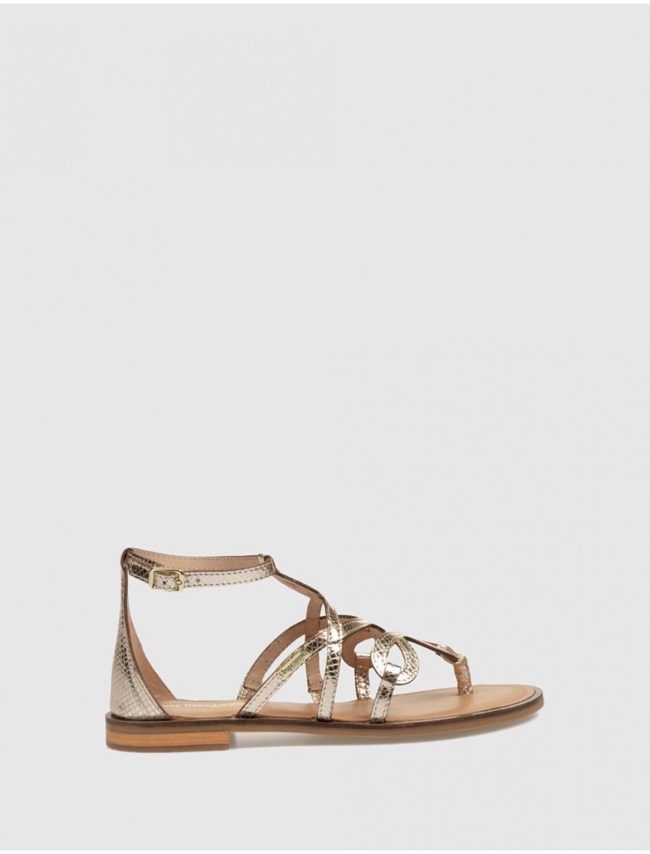 SANDALIA LETROPEZIES HARABESQUE ORO