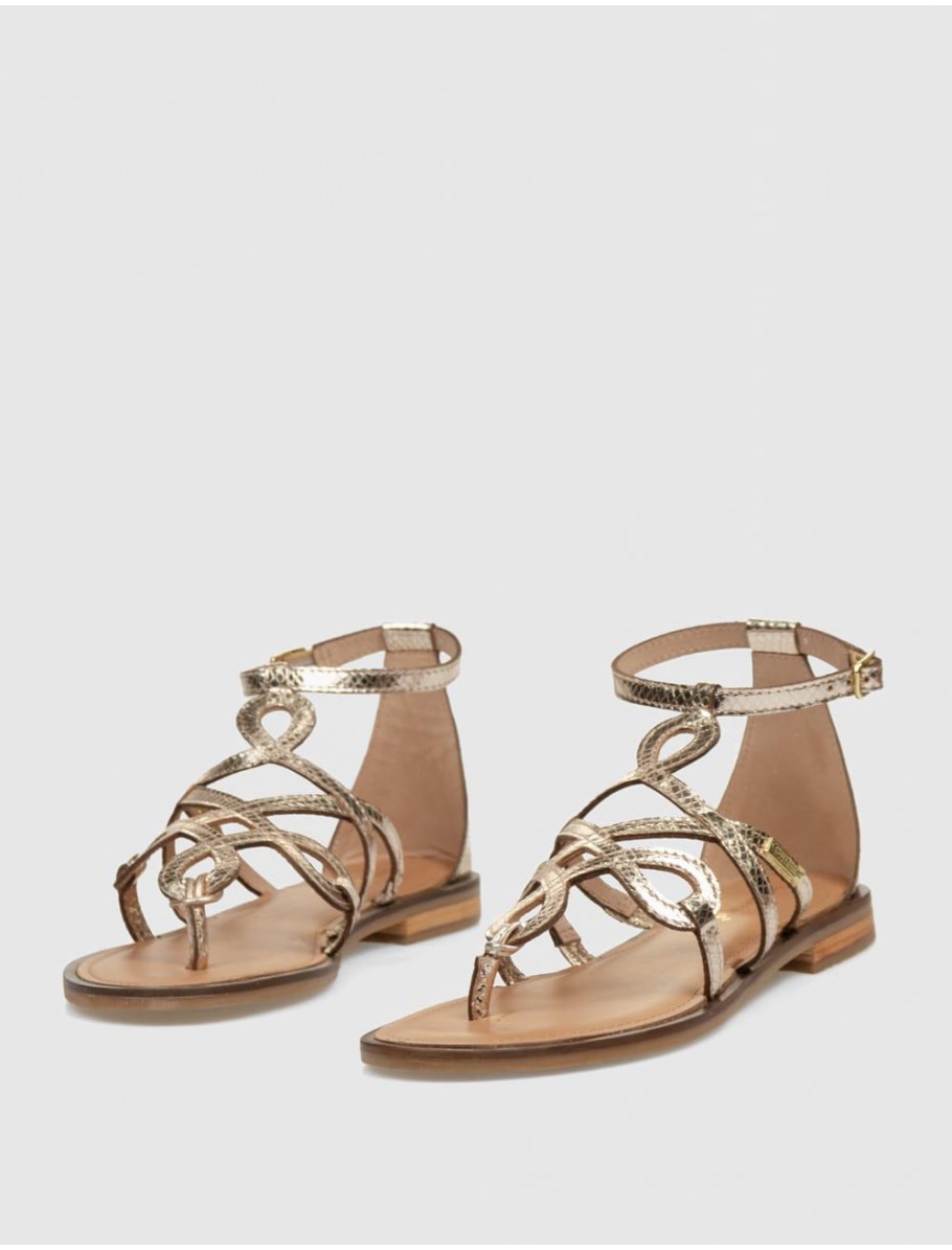 SANDALIA LETROPEZIES HARABESQUE ORO