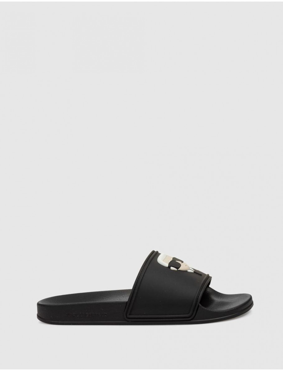 CHANCLA KARL LAGERFELD KONDO KARL NFT SLIDE NEGRO