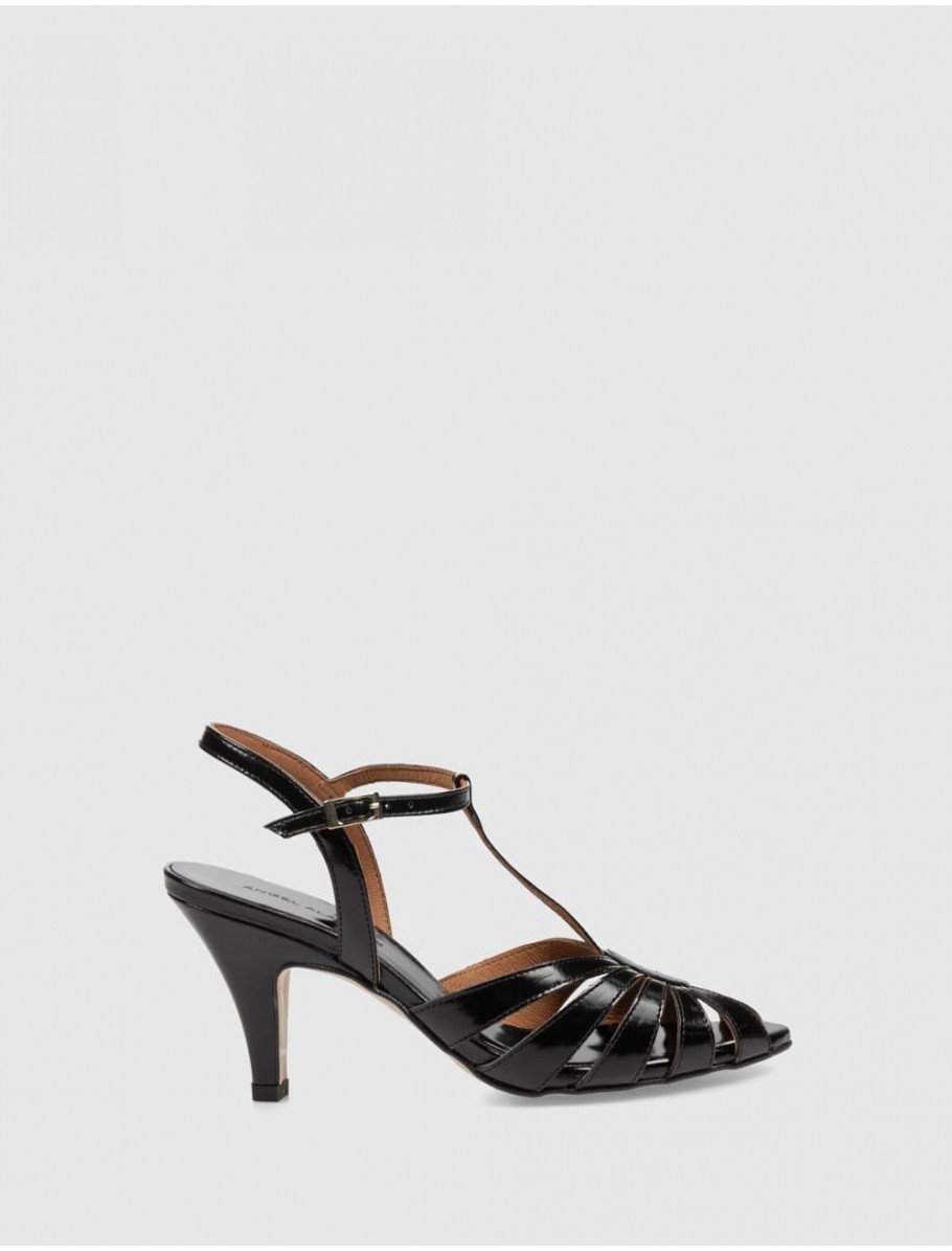 SANDALIA ANGEL ALARCON 25110 NEGRO