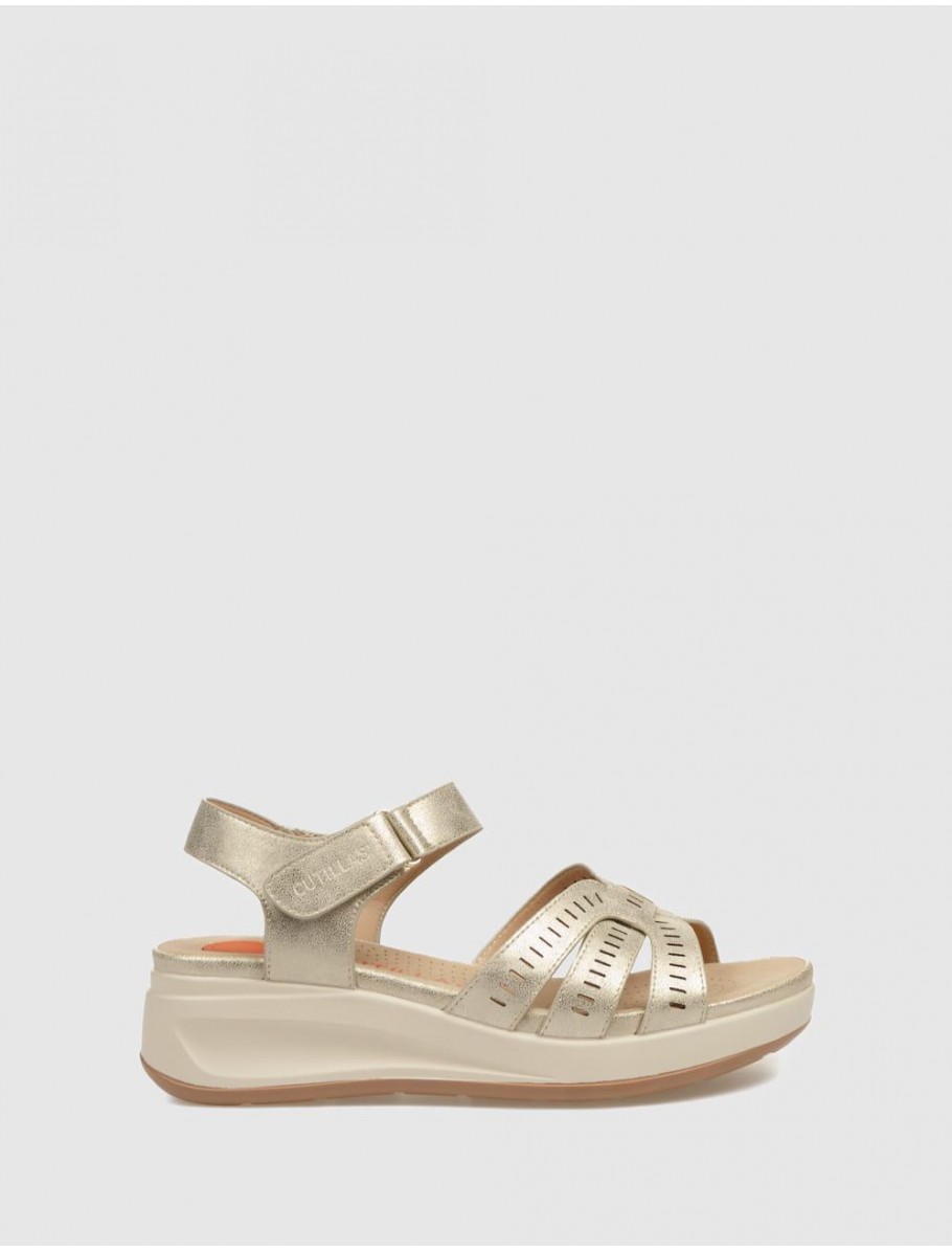 SANDALIA DOCTOR CUTILLAS 31615 PLATINO
