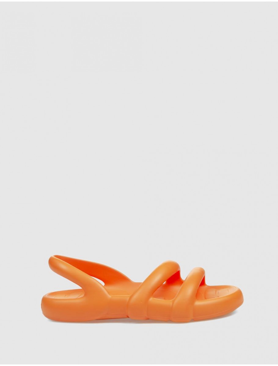 SANDALIA CAMPER KOBARAH FLAT NARANJA