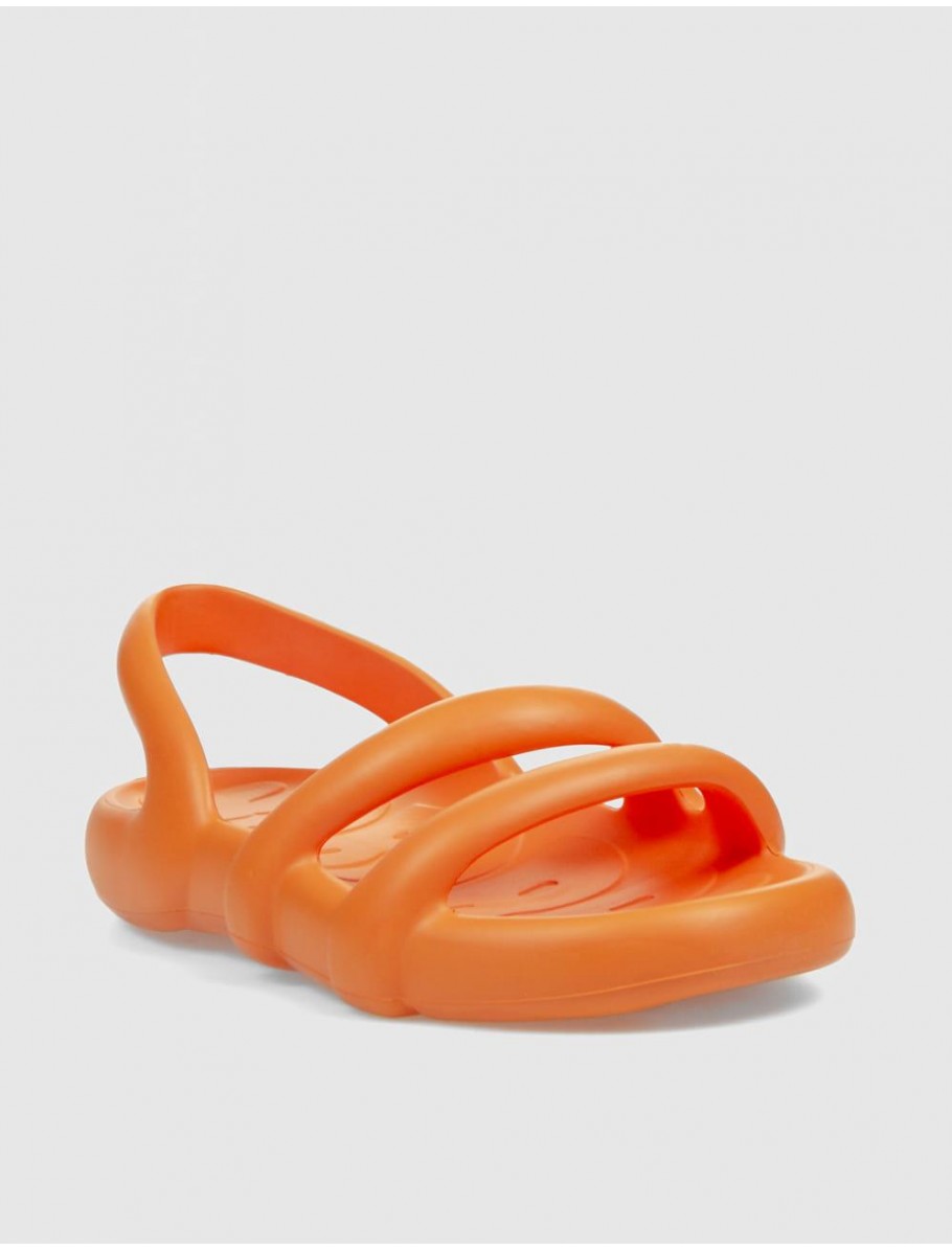 SANDALIA CAMPER KOBARAH FLAT NARANJA