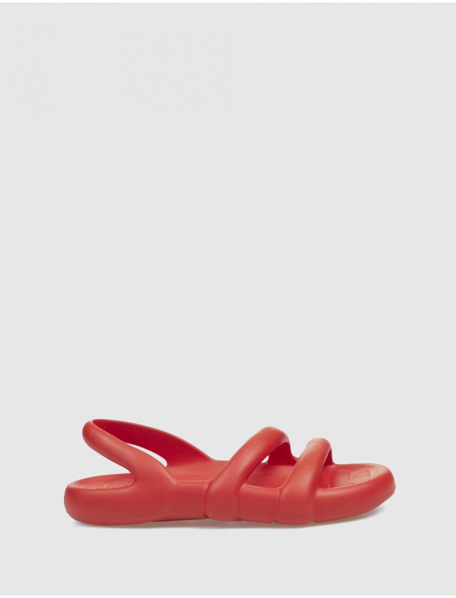 SANDALIA CAMPER KOBARAH FLAT ROJO
