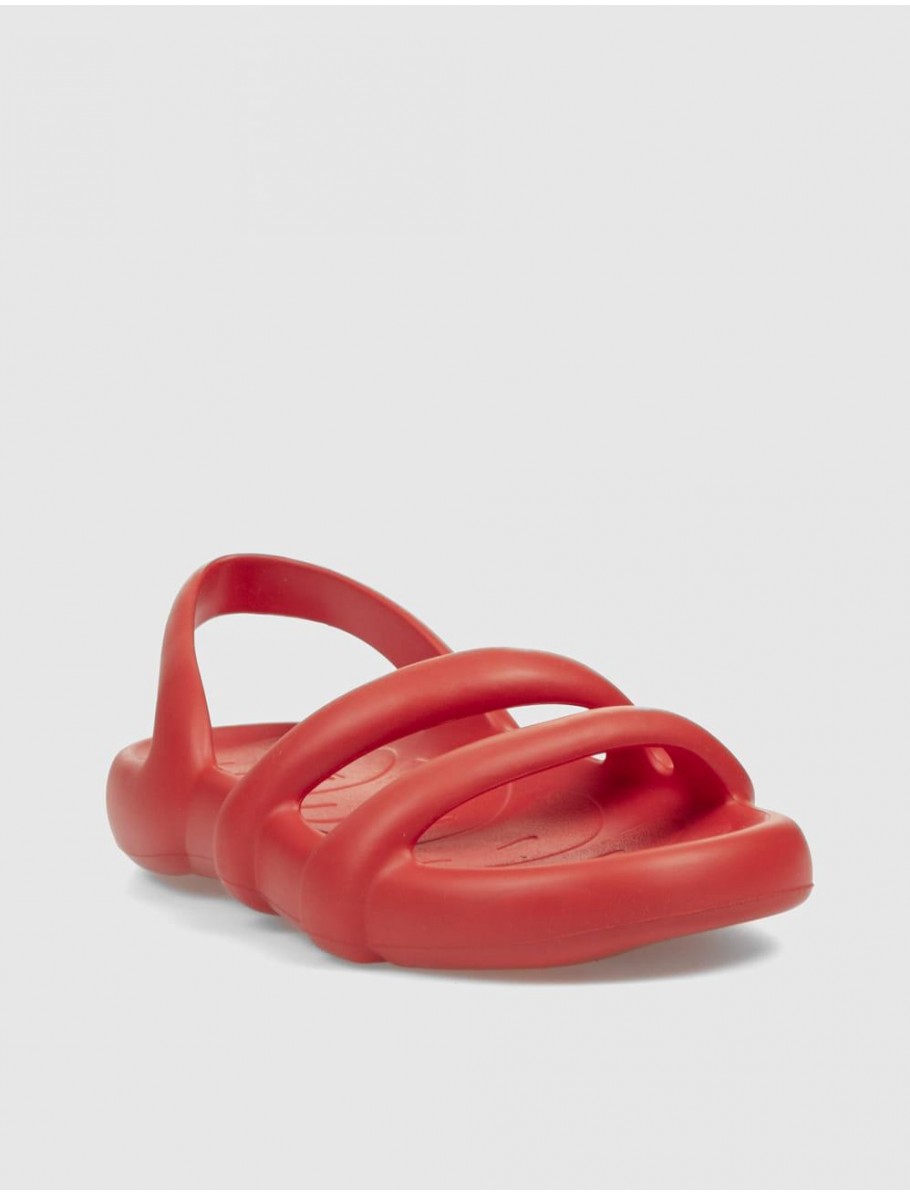 SANDALIA CAMPER KOBARAH FLAT ROJO