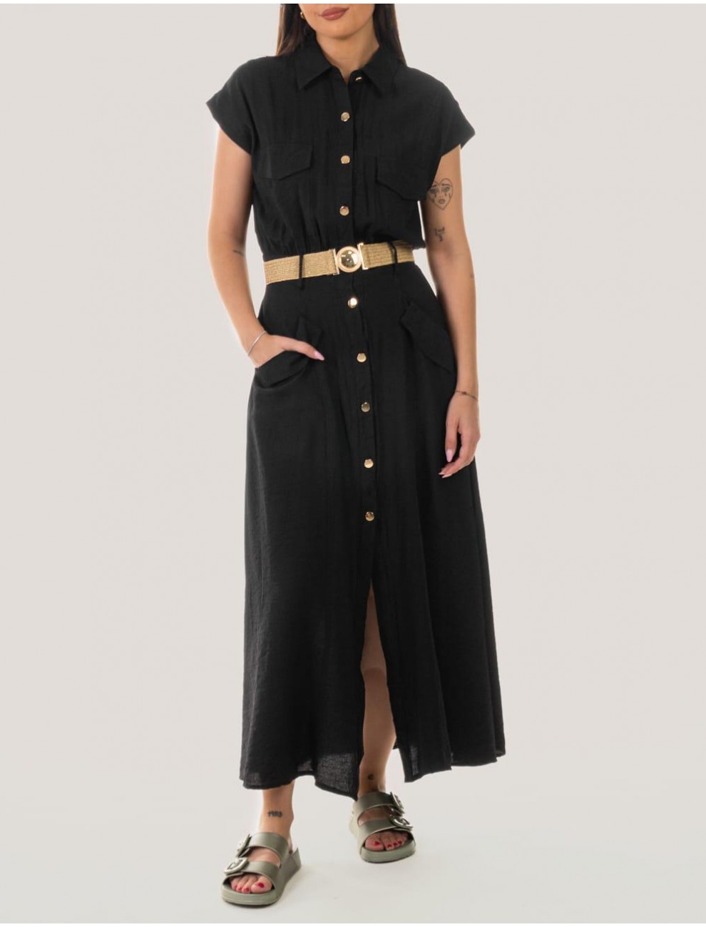 VESTIDO OBVIO HARU NEGRO