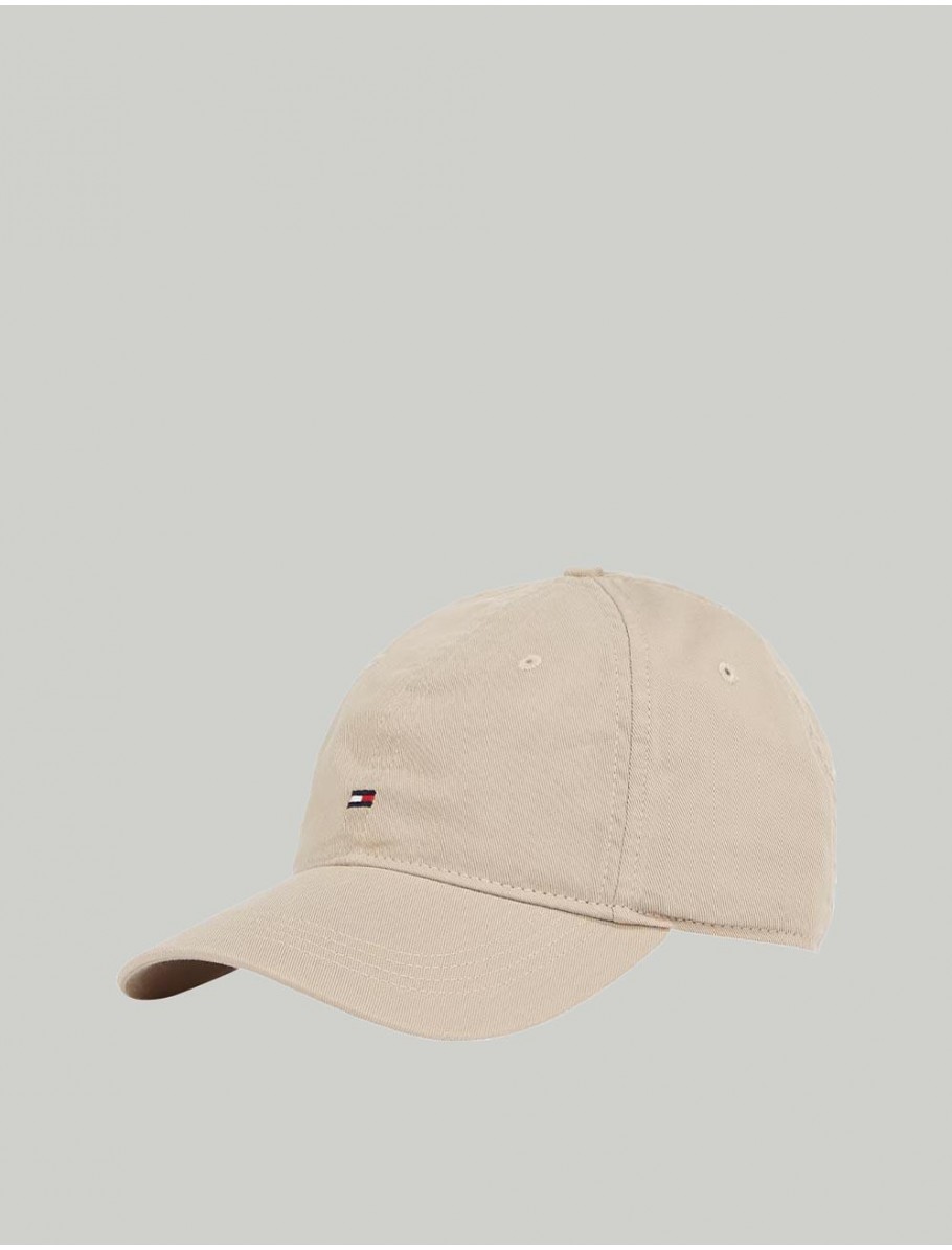 GORRA TOMMY HILFIGER TH FLAG SOFT 6 PANEL CAP BEIG