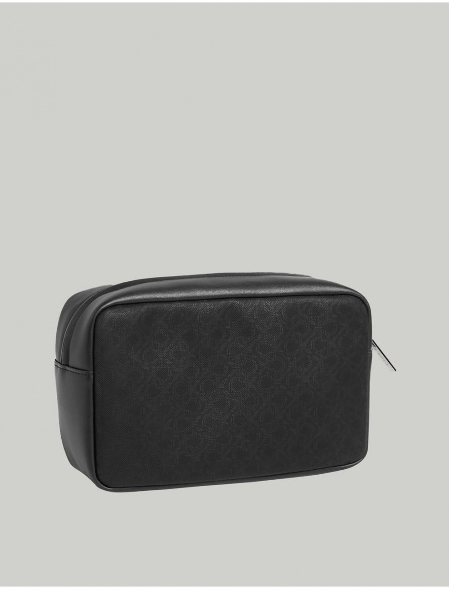 NECESER CALVIN KLEIN CK MUST MONO WASHBAG DOPP KIT NEGRO