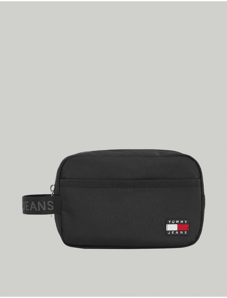 NECESER TOMMY HILFIGER TJM ESS DAILY NYLON WASHBAG NEGRO