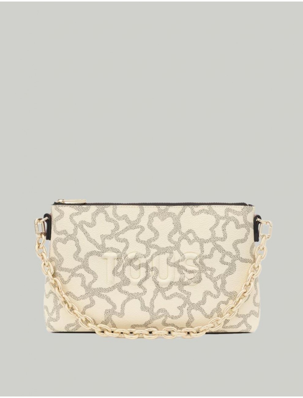 BOLSO TOUS CLUTCH K ICON BEIG