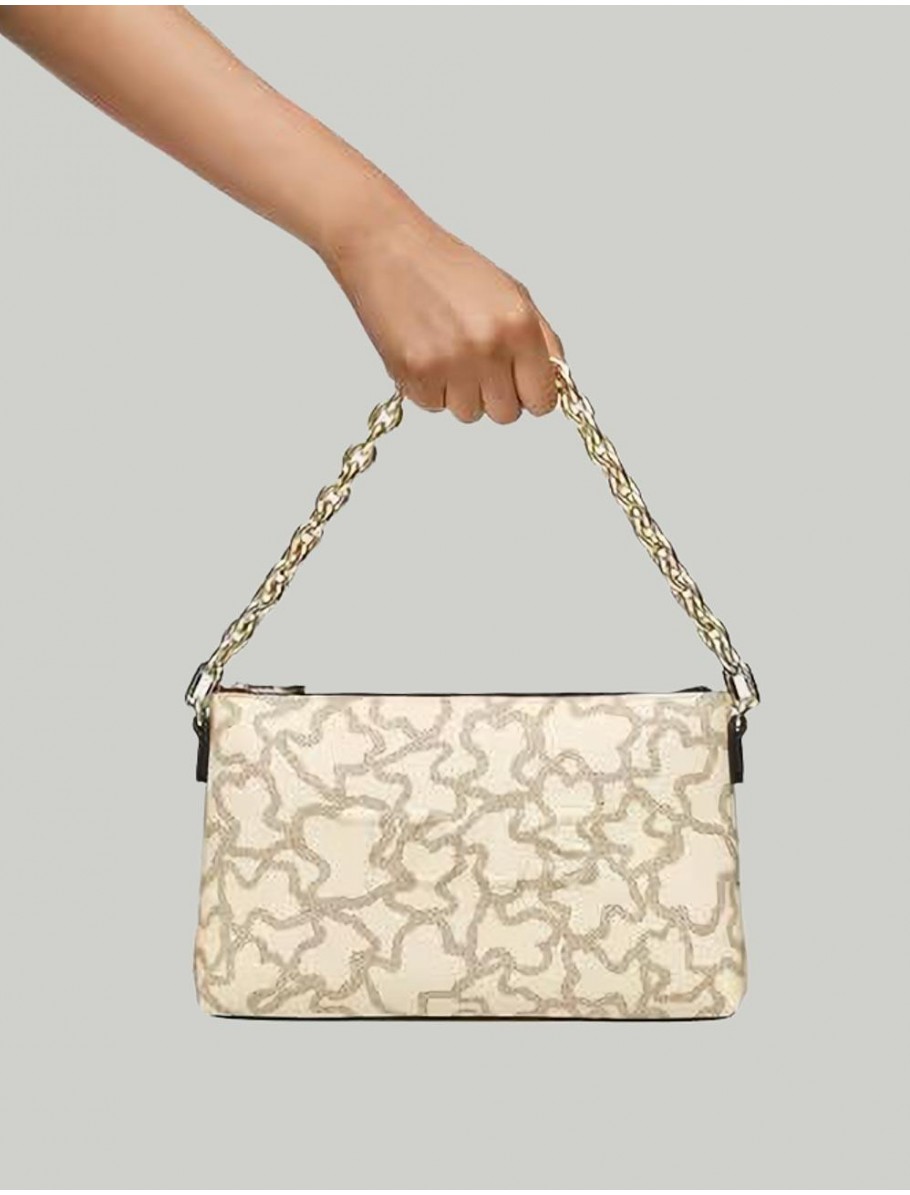 BOLSO TOUS CLUTCH K ICON BEIG