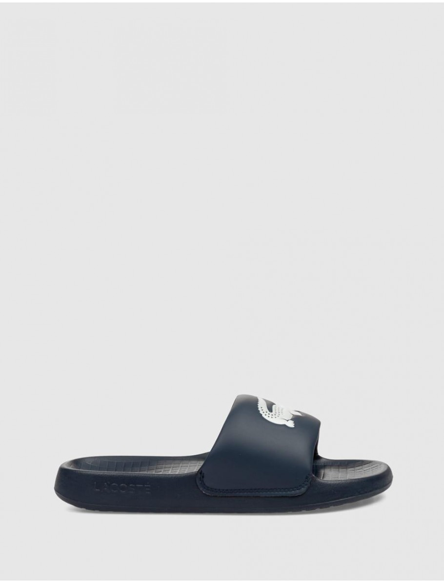 CHANCLA LACOSTE SERVE SLIDE 10 MARINO