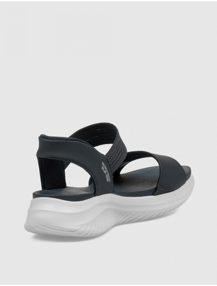SANDALIA SKECHERS SLIP INS ULTRA FLEX 30 SUMM MARINO