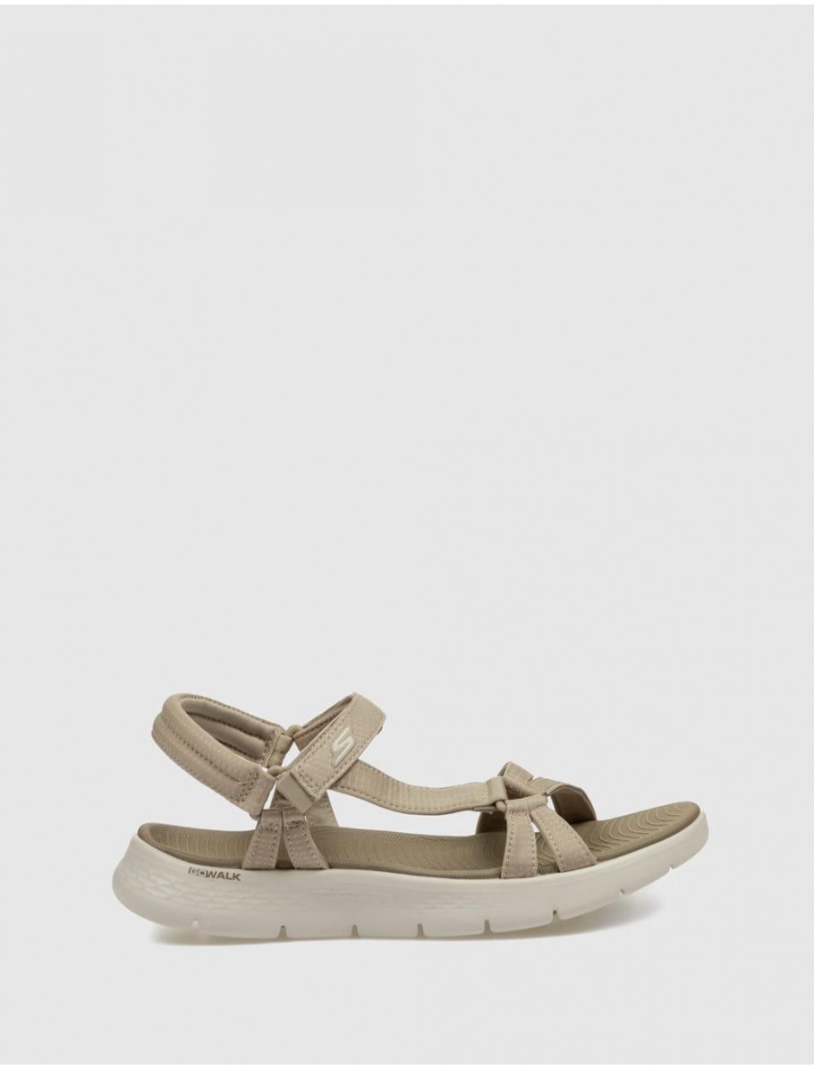 SANDALIA SKECHERS GO WALK FLEX SANDAL SUBLIME TAUPE