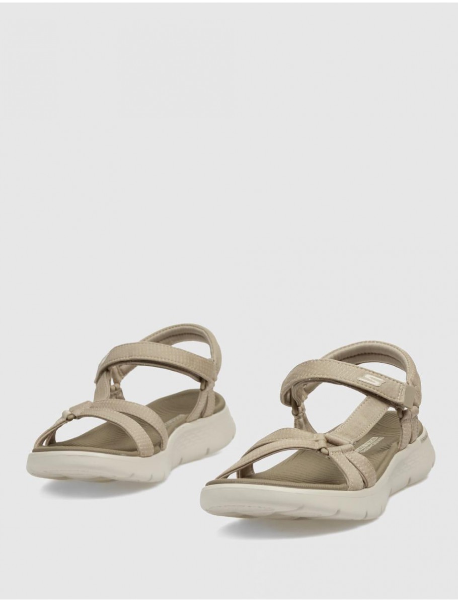 SANDALIA SKECHERS GO WALK FLEX SANDAL SUBLIME TAUPE
