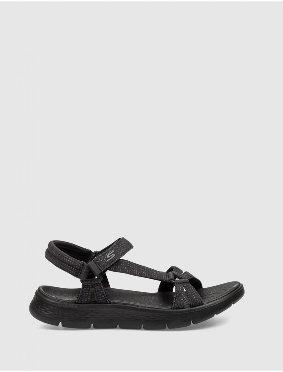 SANDALIA SKECHERS GO WALK FLEX SANDAL SUBLIME NEGRO