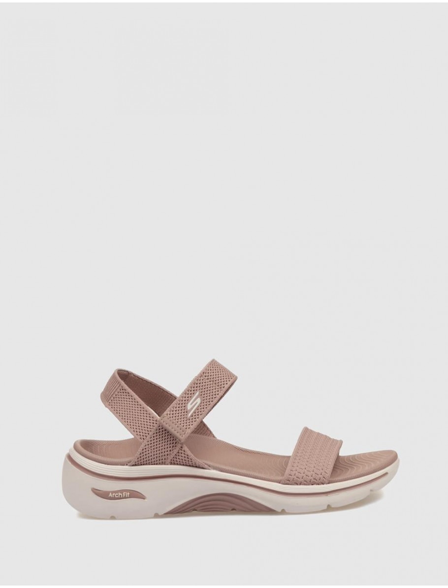 SANDALIA SKECHERS GO WALK ARCH FIT 20 SANDAL ROSA