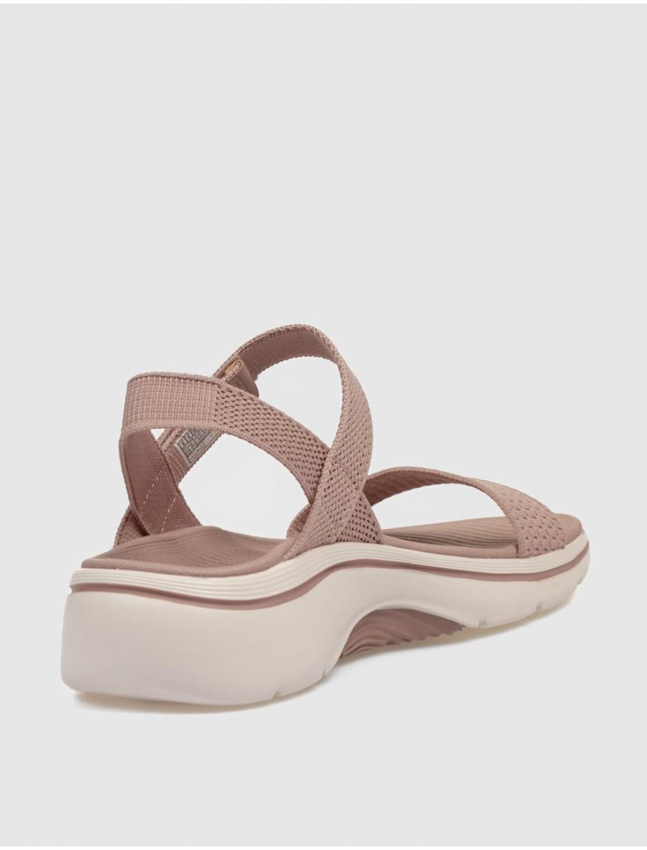 SANDALIA SKECHERS GO WALK ARCH FIT 20 SANDAL ROSA