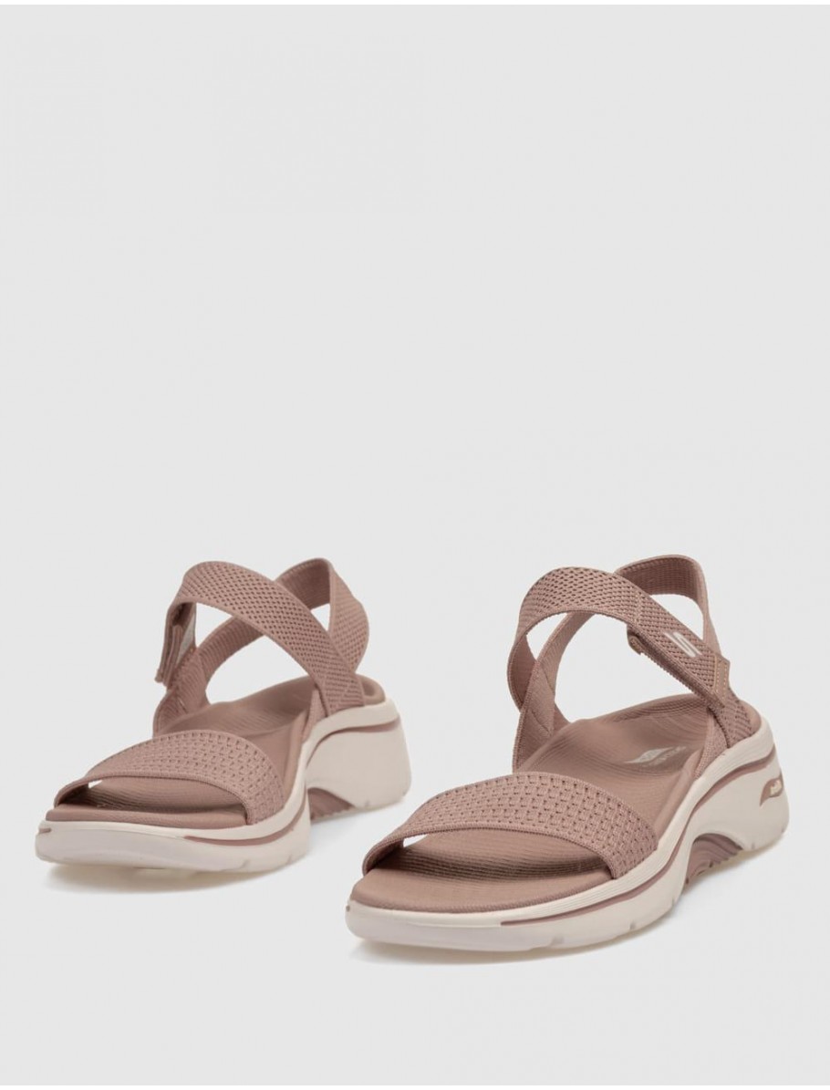 SANDALIA SKECHERS GO WALK ARCH FIT 20 SANDAL ROSA