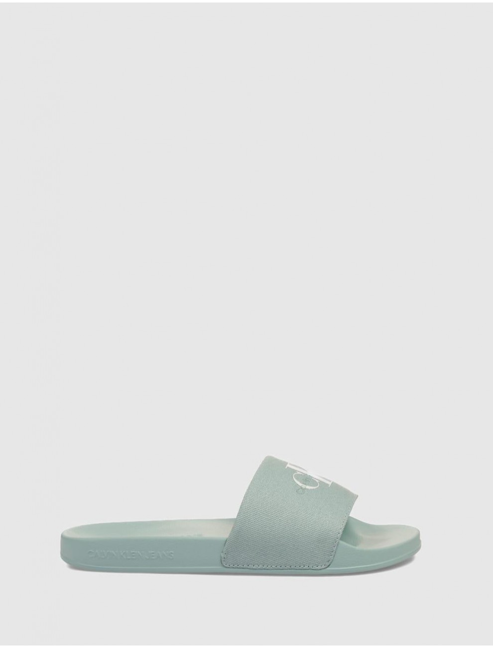 CHANCLA CALVIN KLEIN SLIDE MONOGRAM WN AZUL