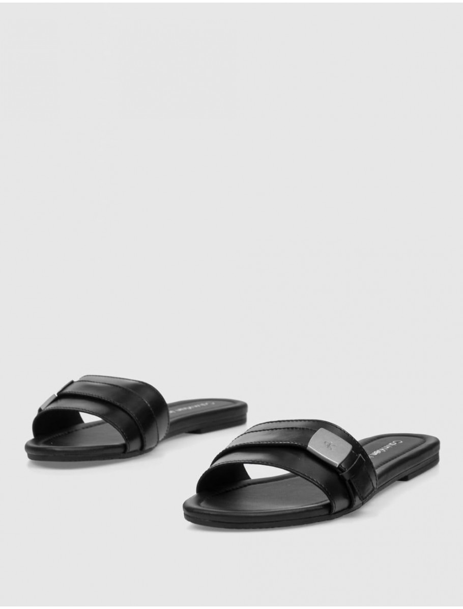 FLAT SANDAL SLIDE HDW