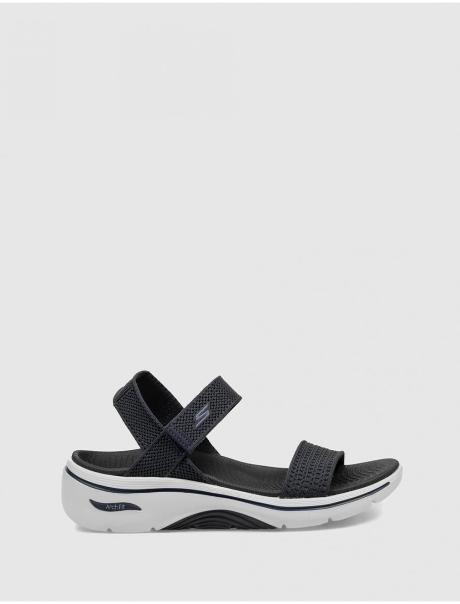SANDALIA SKECHERS GO WALK ARCH FIT 20 SANDAL MARINO