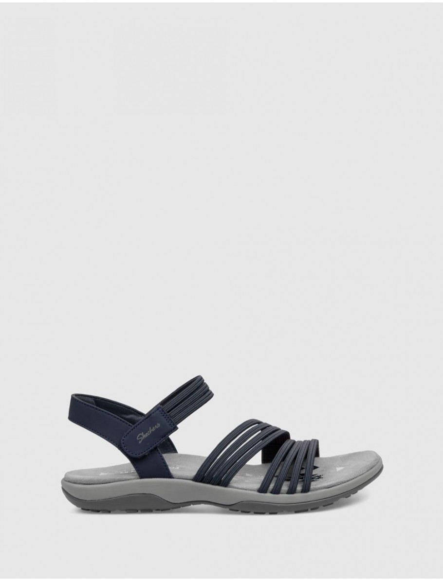 SANDALIA SKECHERS REGGAE SLIM COFFEE RUN MARINO