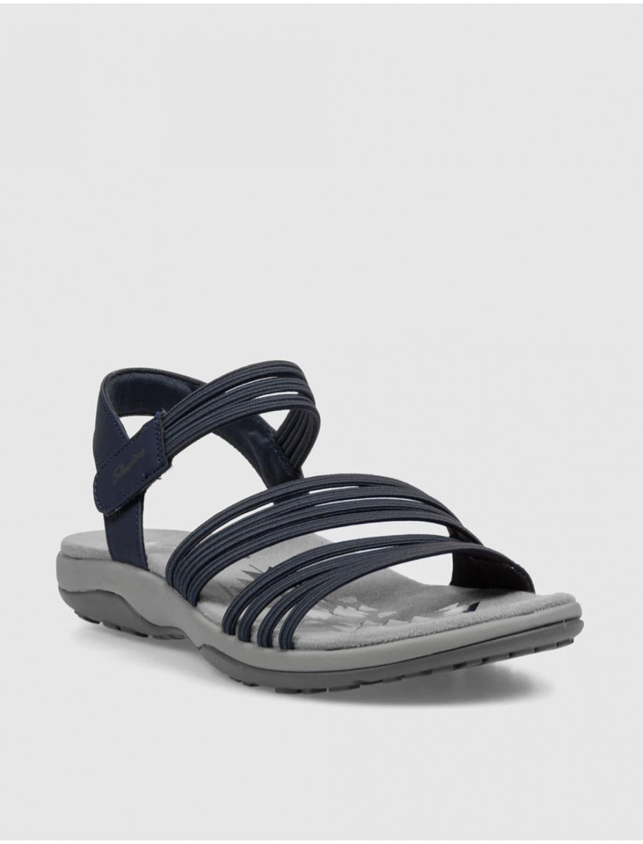 SANDALIA SKECHERS REGGAE SLIM COFFEE RUN MARINO