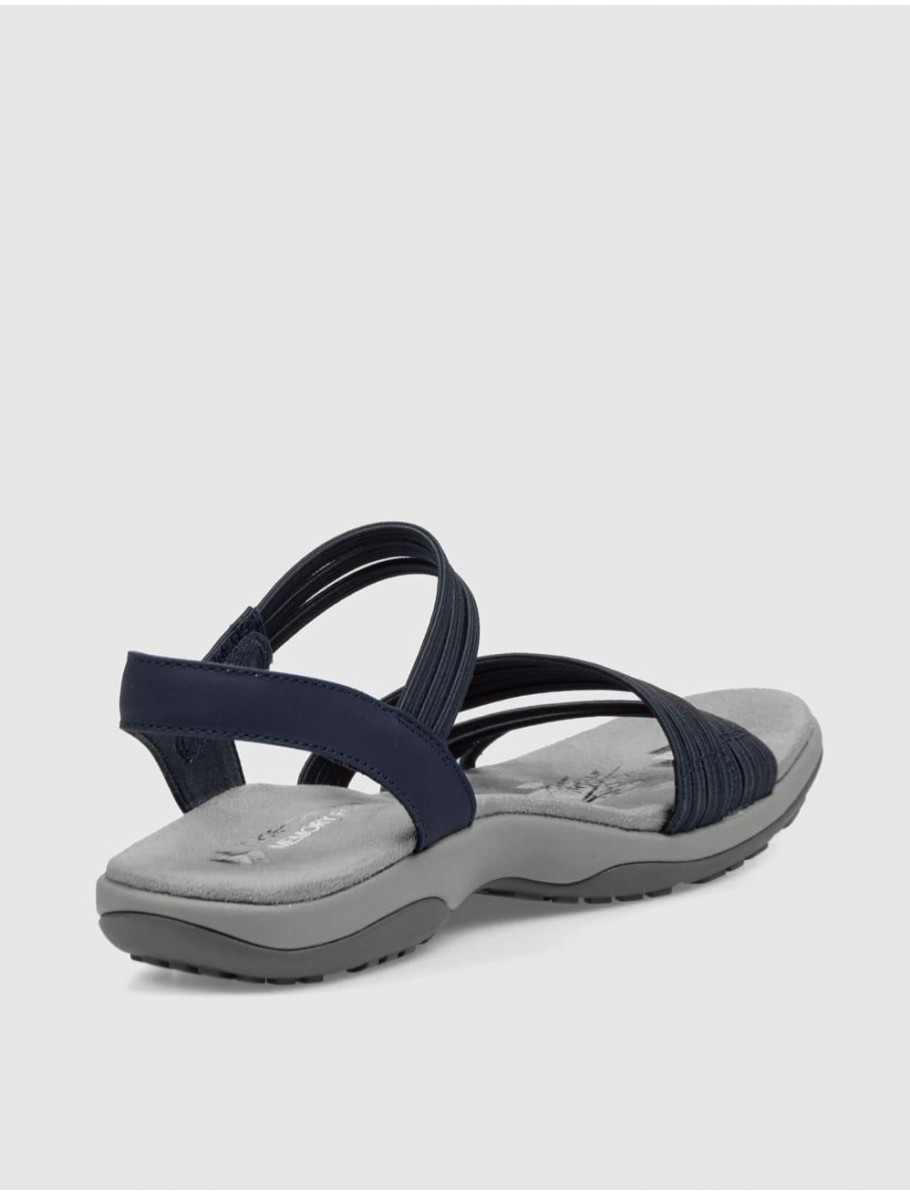 SANDALIA SKECHERS REGGAE SLIM COFFEE RUN MARINO