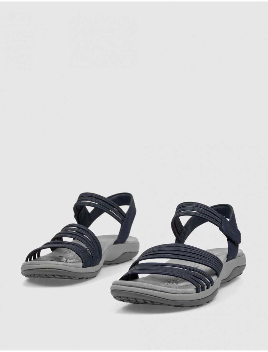 SANDALIA SKECHERS REGGAE SLIM COFFEE RUN MARINO