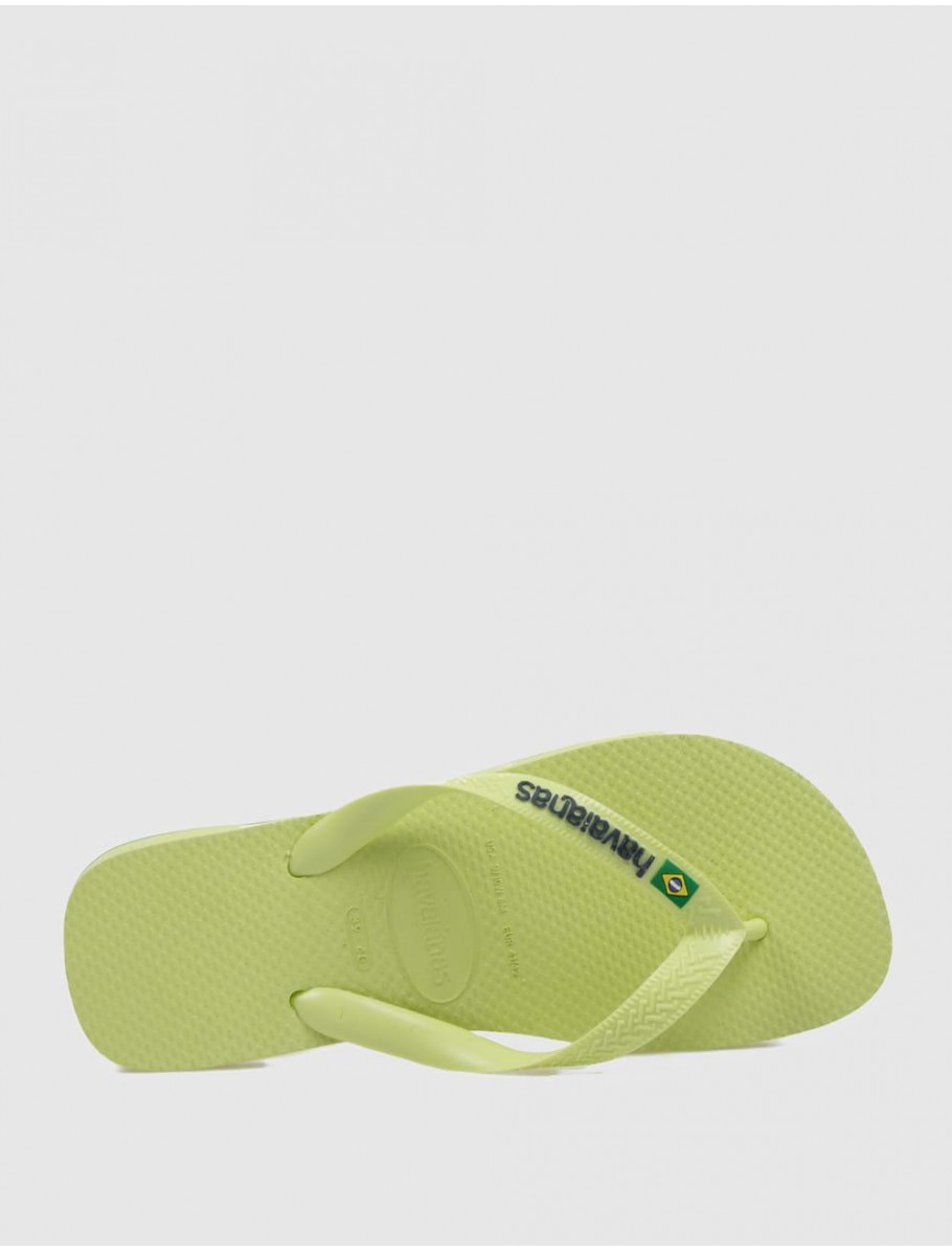 CHANCLA HAVAIANAS BRASIL LOGO VERDE