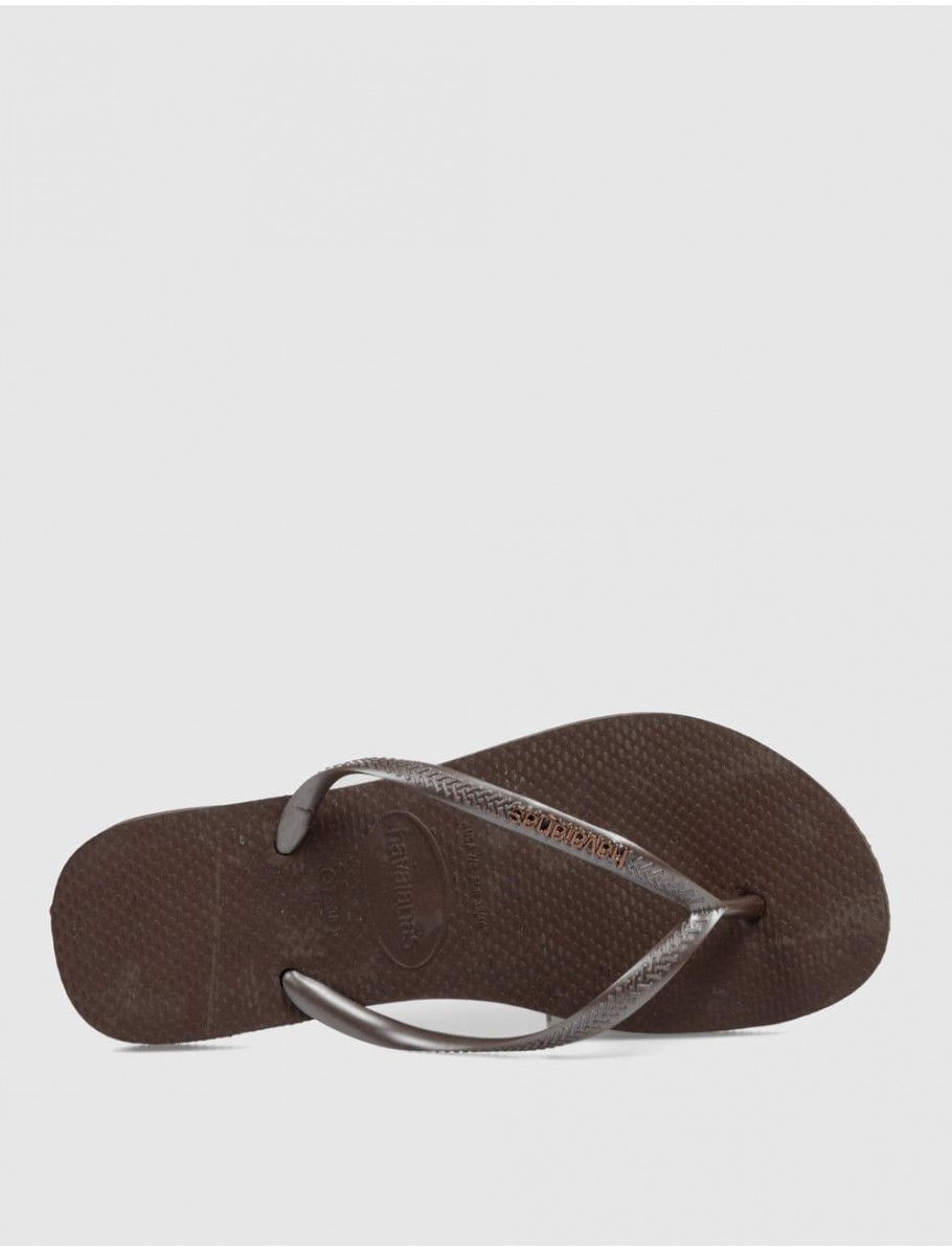 CHANCLA HAVAIANAS SLIM MARRoN