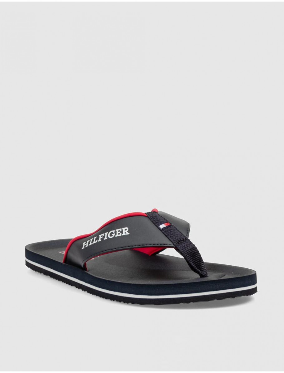 CHANCLA TOMMY HILFIGER PADDED COMFORT HILFIGER B MARINO