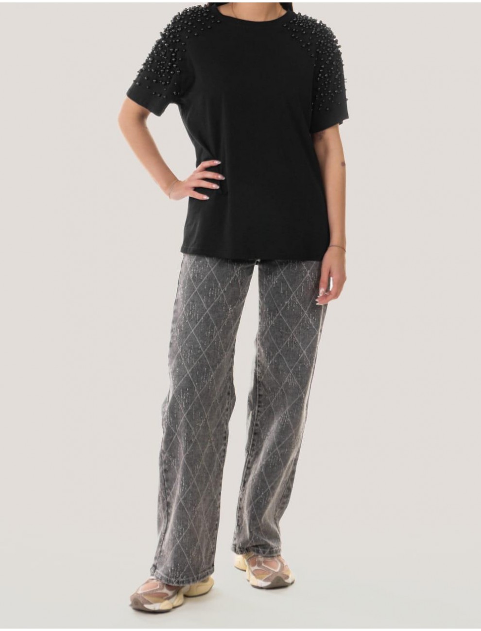 PANTALoN OBVIO ELLIN GRIS