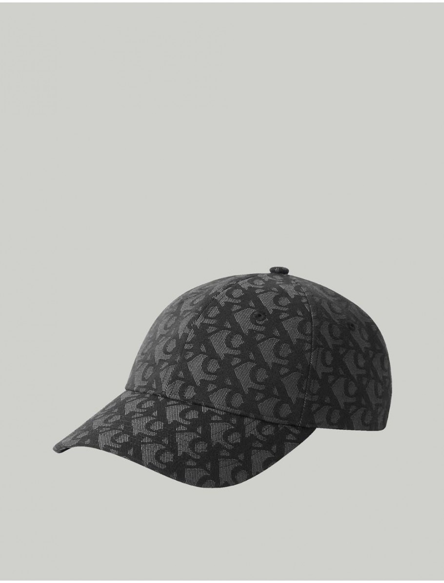 GORRA CALVIN KLEIN AOP 6 PANEL BASEBALL CAP NEGRO